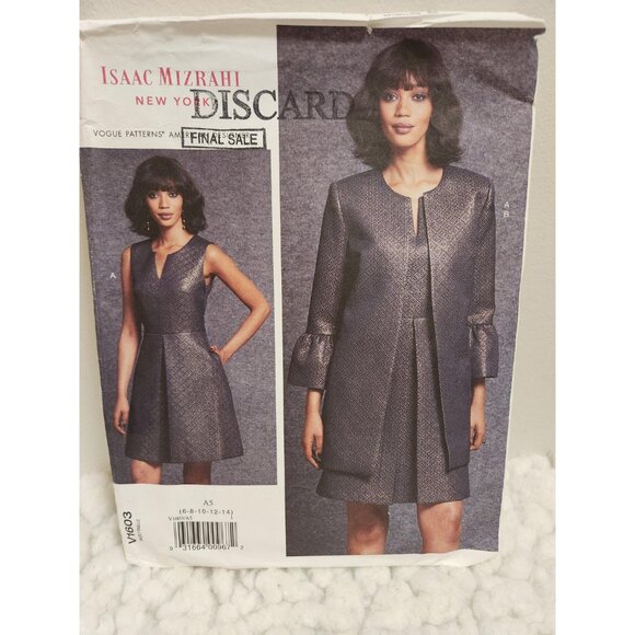 Isaac Mizrahi V1603 Sewing Pattern UNCUT | Size 6–14 - Picture 9 of 10